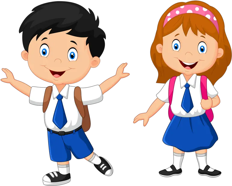  School Children Clipart