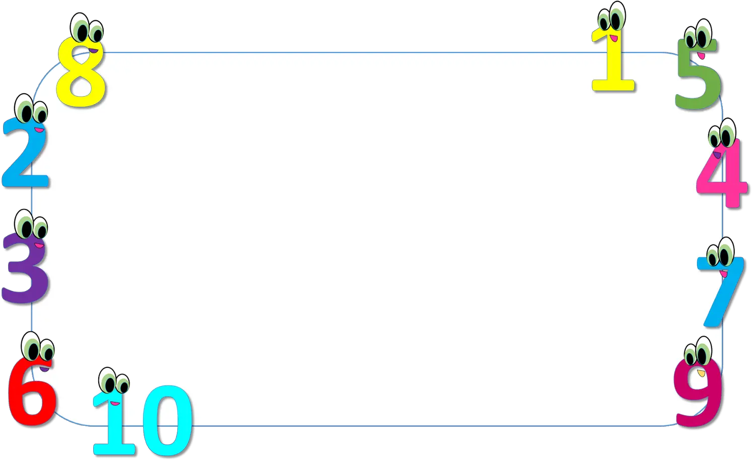  Borders With Numbers Clipart Numbers Borders And Frames
