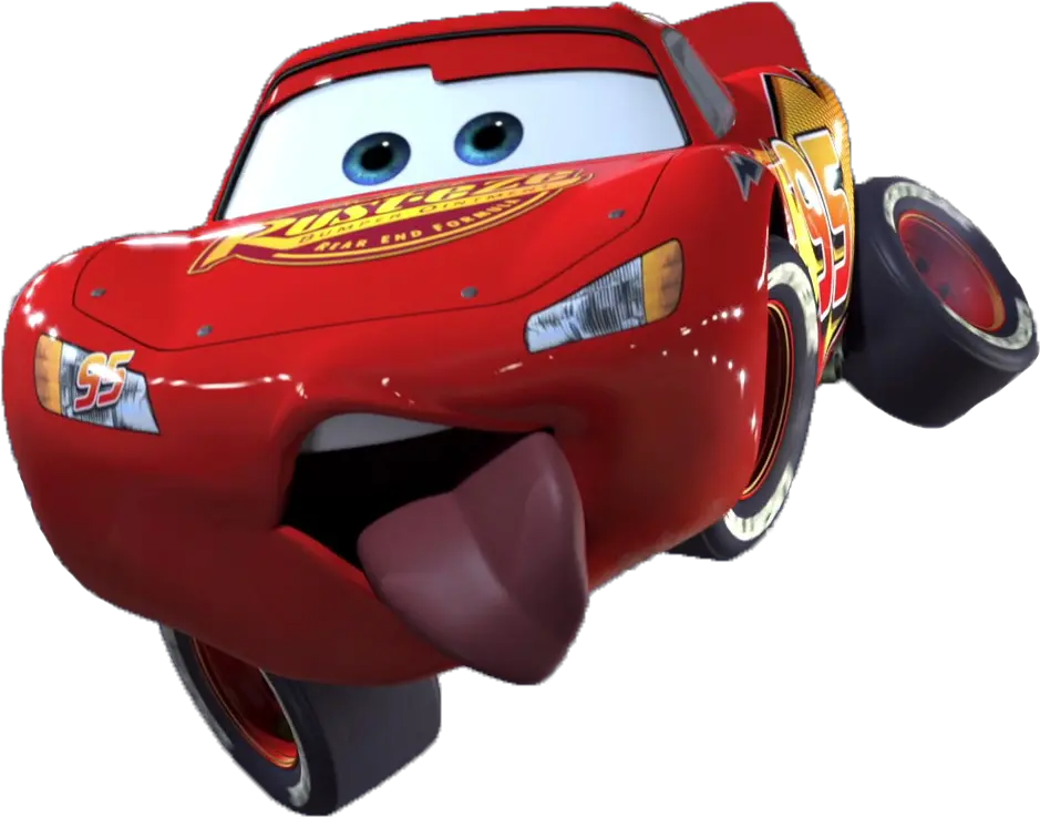  Lightning Mcqueen Disney Cars Free Png Image Cars Lightning Mcqueen Tongue