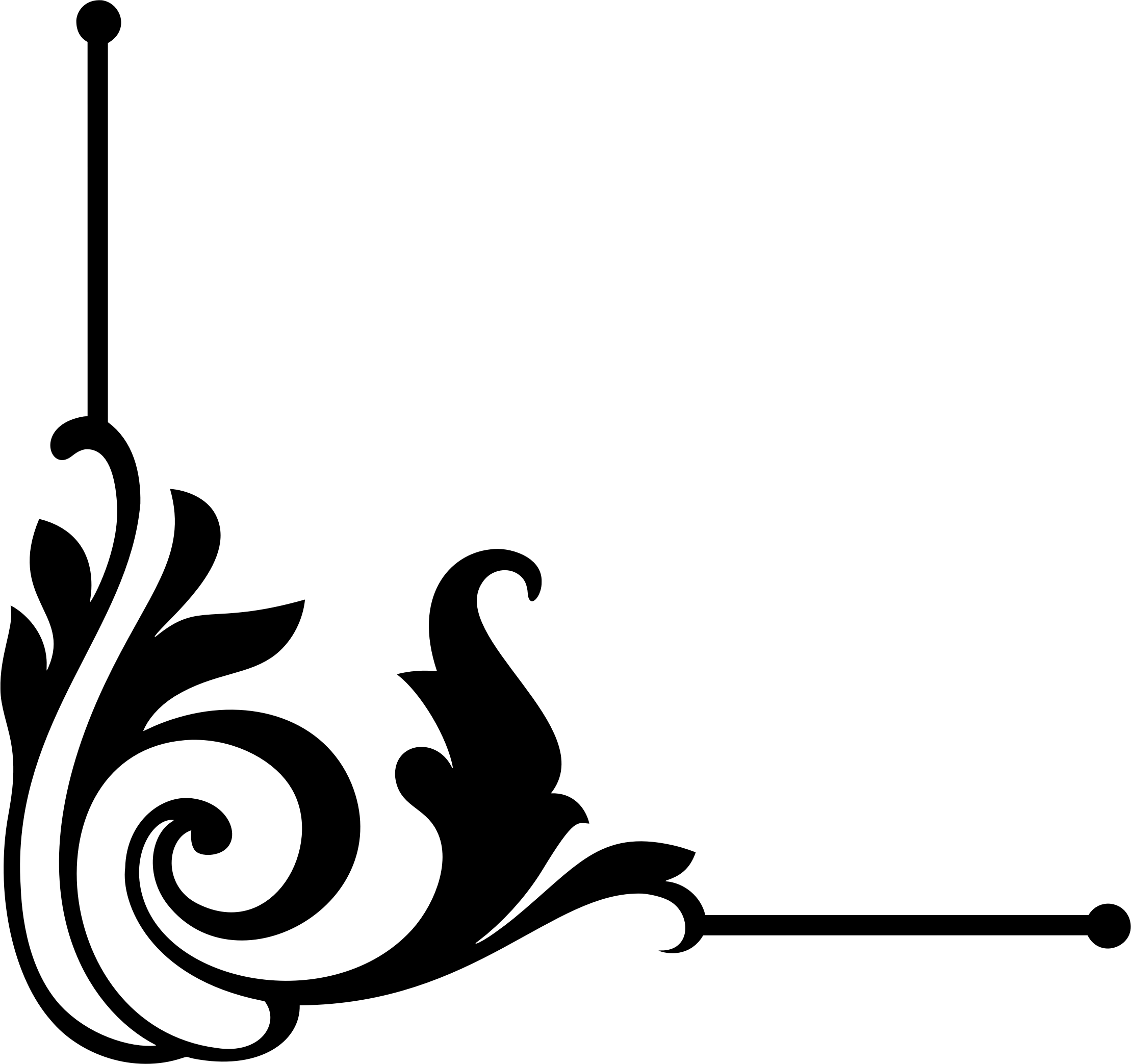  Hd Corner Ornament Png Decorative Border