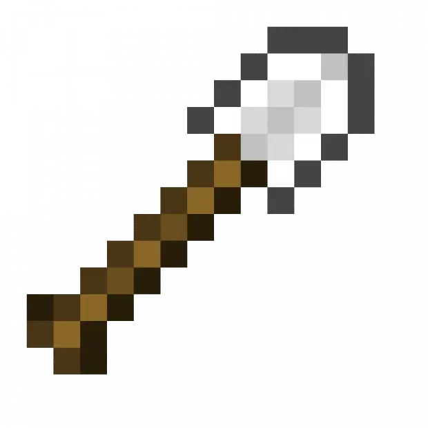  Transparent Minecraft Icon Minecraft Diamond Shovel Png