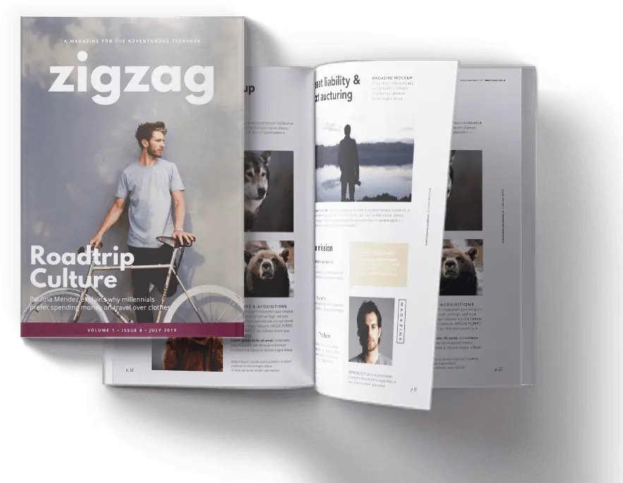  Booklet Cover Alt Magazine Mockup Free