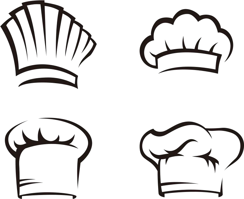  Clip Art Chef Vector Transparent Background Chef Cap Png