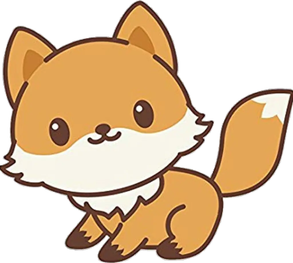  fox kawaii kawaiifox cute cutefox cartoon cartoonfox Cute Fox Drawing