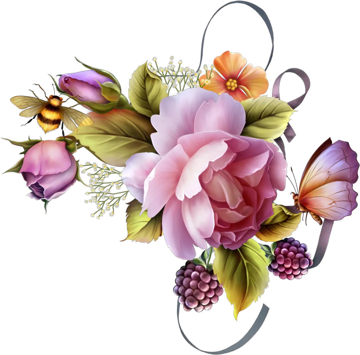  English Roses Photo Corners