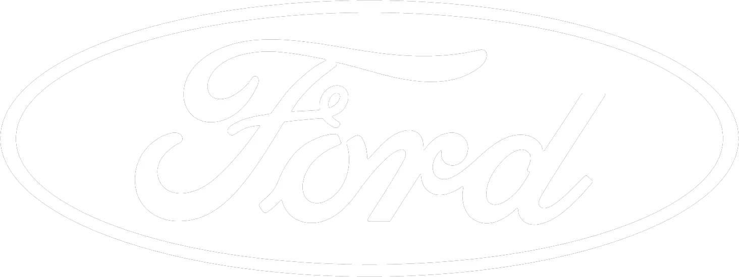  Ford Logo White Ford