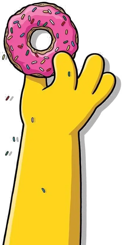  Simpsons Donut Transparent File Pink Homer Simpson Donut