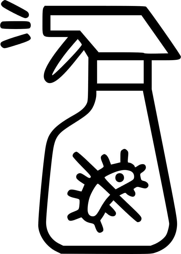  Antibacterial Spray Disinfectant Clipart