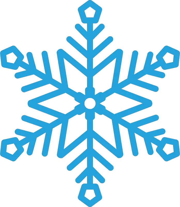  Transparent Clipart Kiste White Snowflake Png