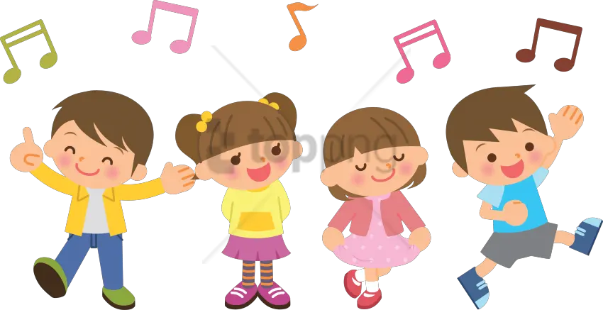  Free Png Children Dancing Clipart Png Png Image With Children Singing Clipart