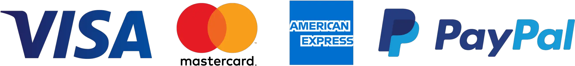  Payments Mastercard Visa Paypal American Express