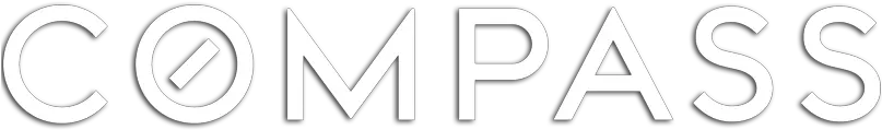  Compass Real Estate Logo White