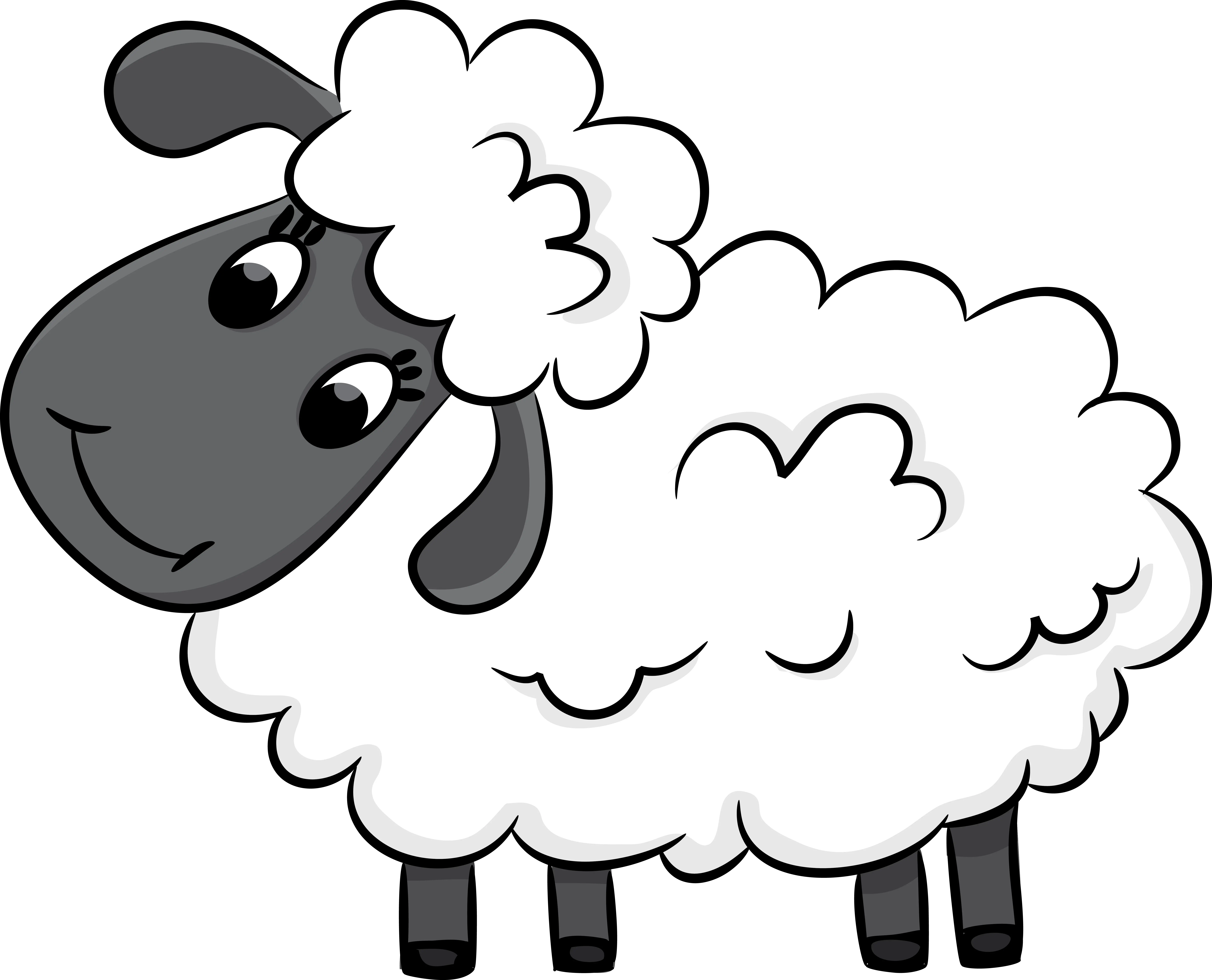  Transparent Sheep Cartoon Png