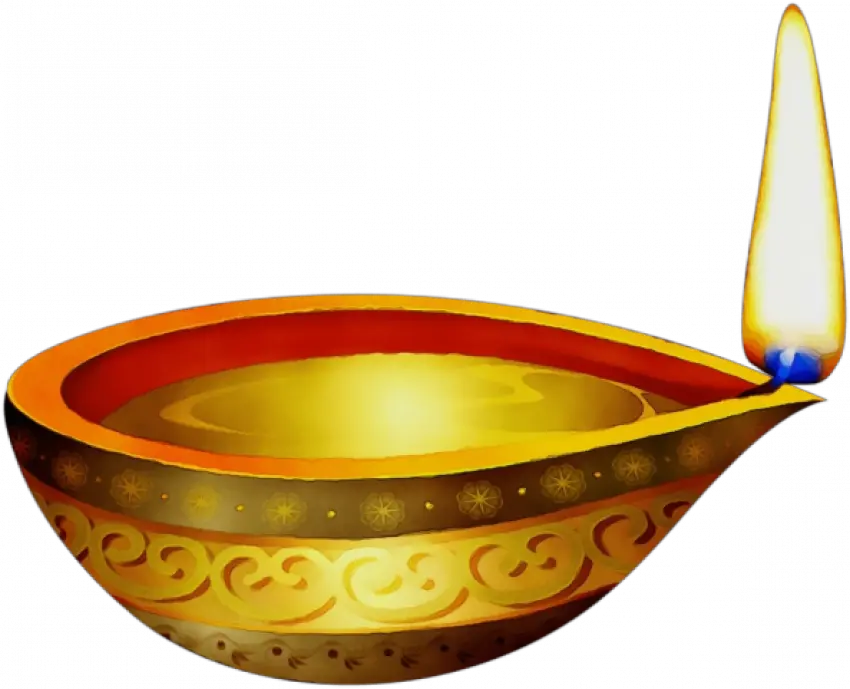  Akash Di Transparent Diwali Diya Png