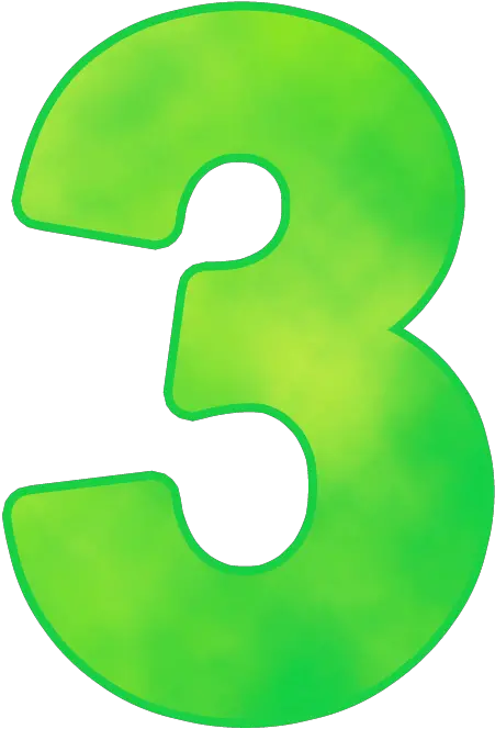  Number 3 Png Three Clipart Transparent Background