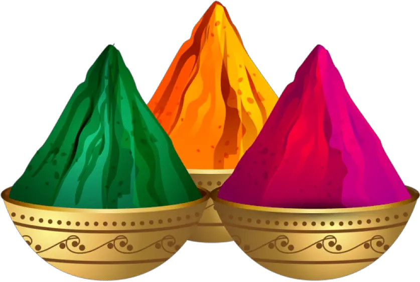  Holi Colors Powder Png Color Holi Background Png