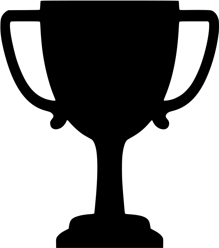  Download Png Transparent Trophy Vector Png Black Trophy Vector Png