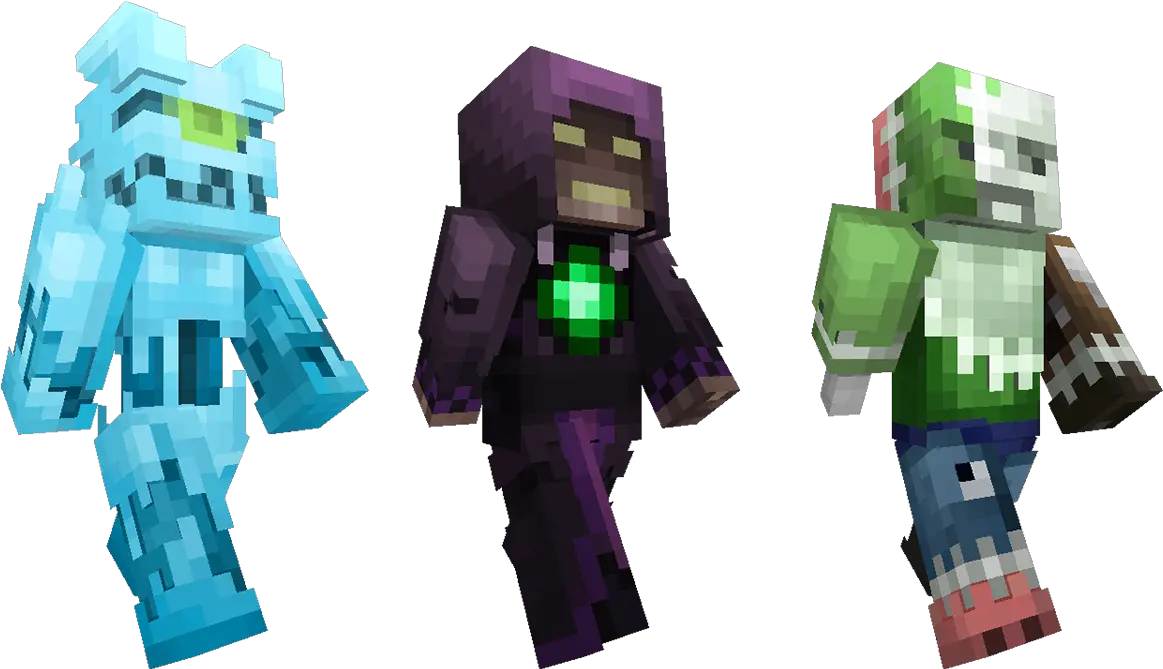  Minecraft Villains Skin Pack