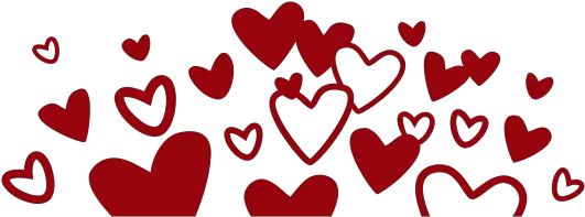  Corazones En El Aire Png