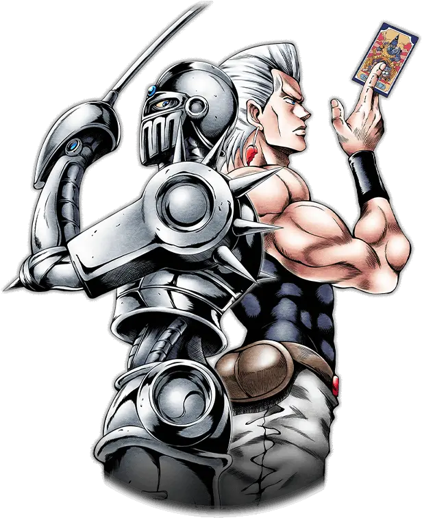  Unit Jean Pierre Polnareff Silver Chariot Jean Pierre Polnareff