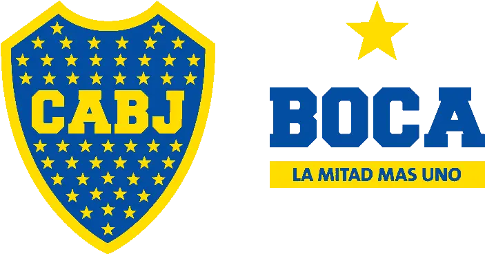  Boca Logo La Mitad Más Uno Boca Juniors Escudo Png