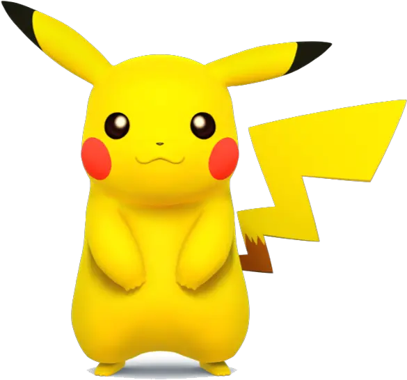  Pikachu 3d Pokemon Png Pikachu Super Smash Bros Wii U
