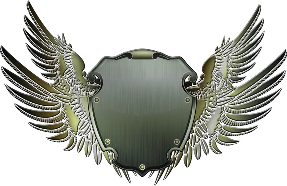  Shield With Wings Png Shield And Wings Png