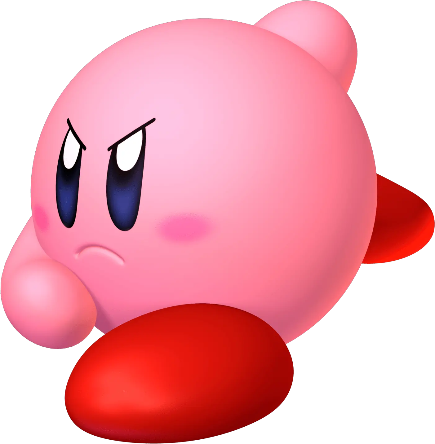  Kirby Sprite Transparent Kirby Angry Png Angry Kirby Png