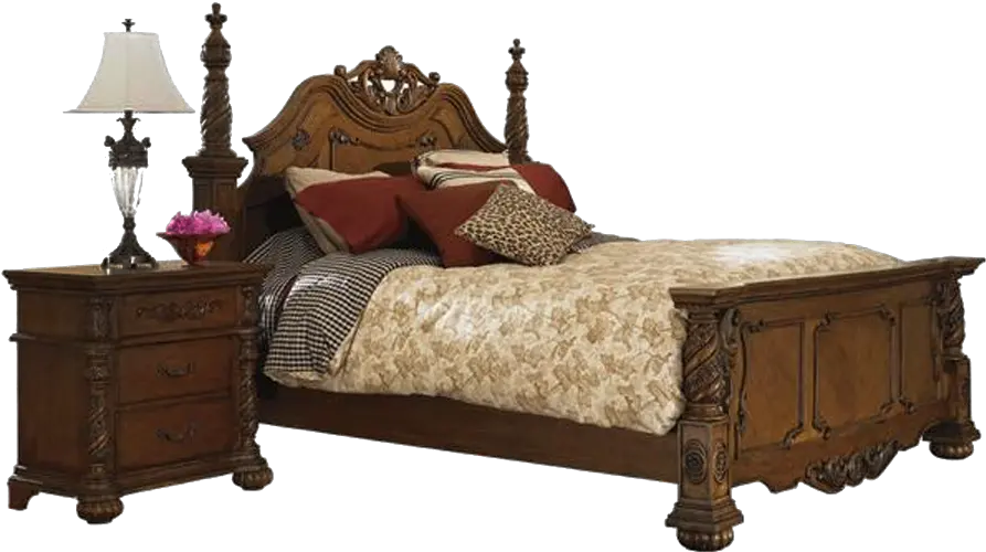  Bed Wooden Furniture Png