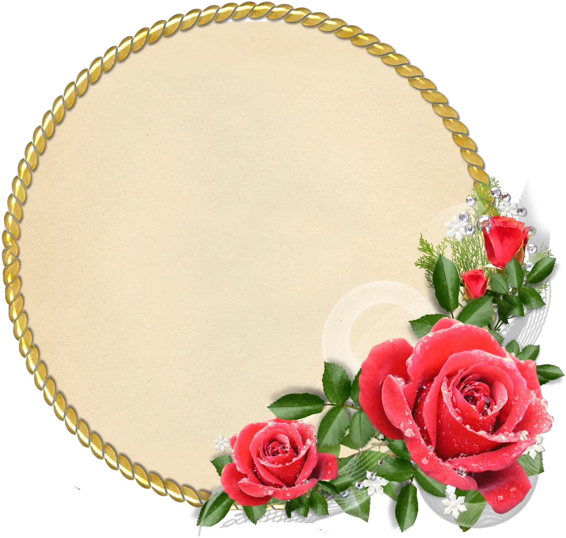  Molduras Arredondadas Com Flores Png ~ Central Photoshop Moldura Redonda Com Flores