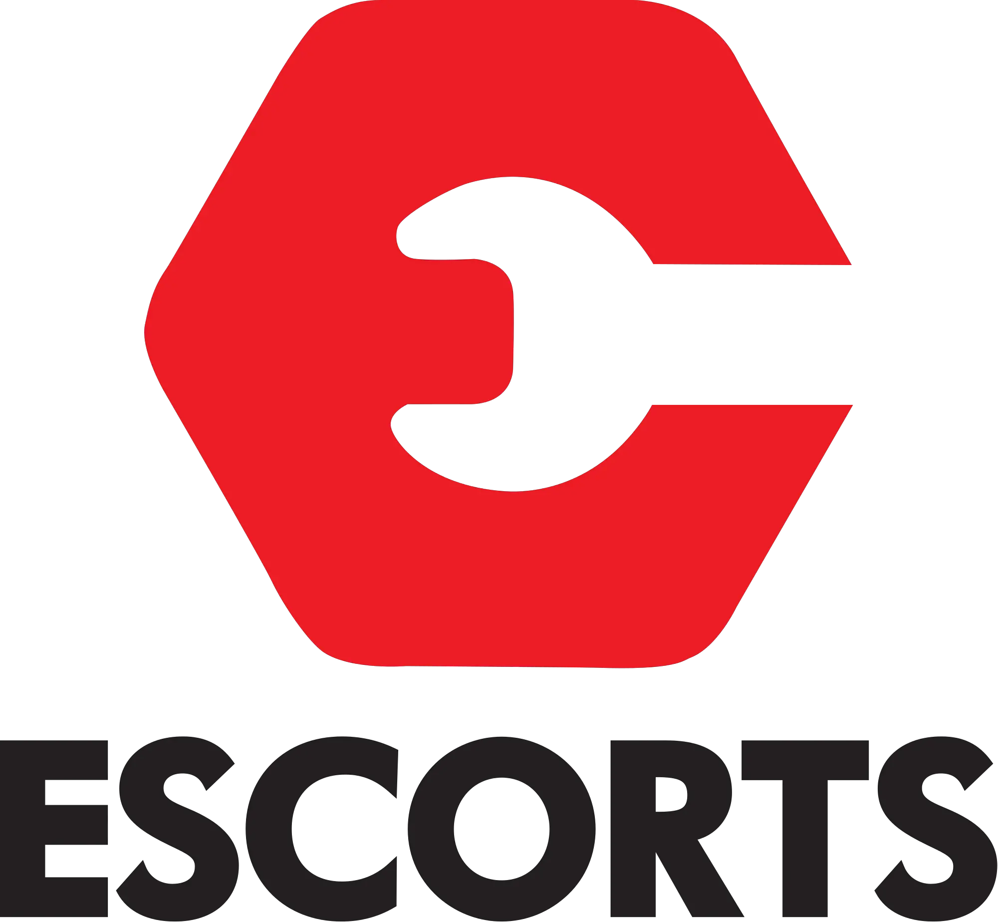  Escorts 75607 Escorts Construction Equipment Logo