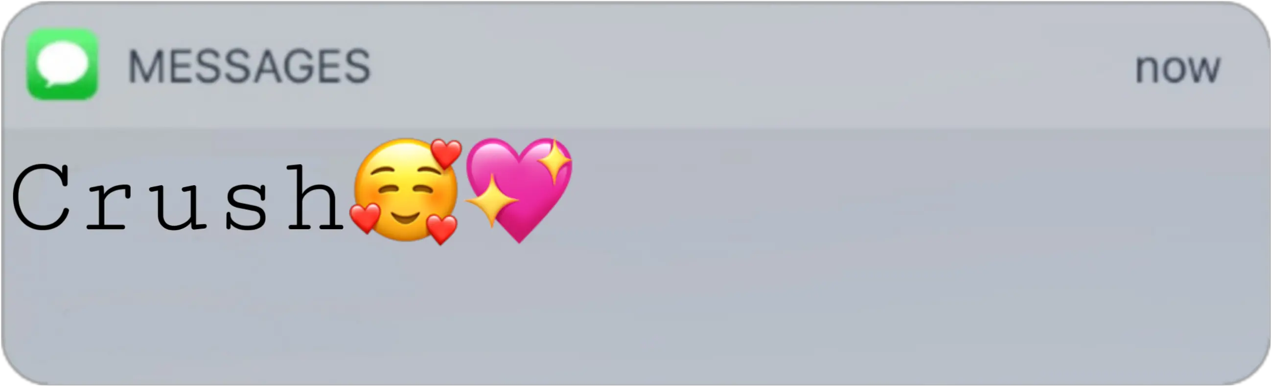  crush notification text textmessage love Text From Crush Notification